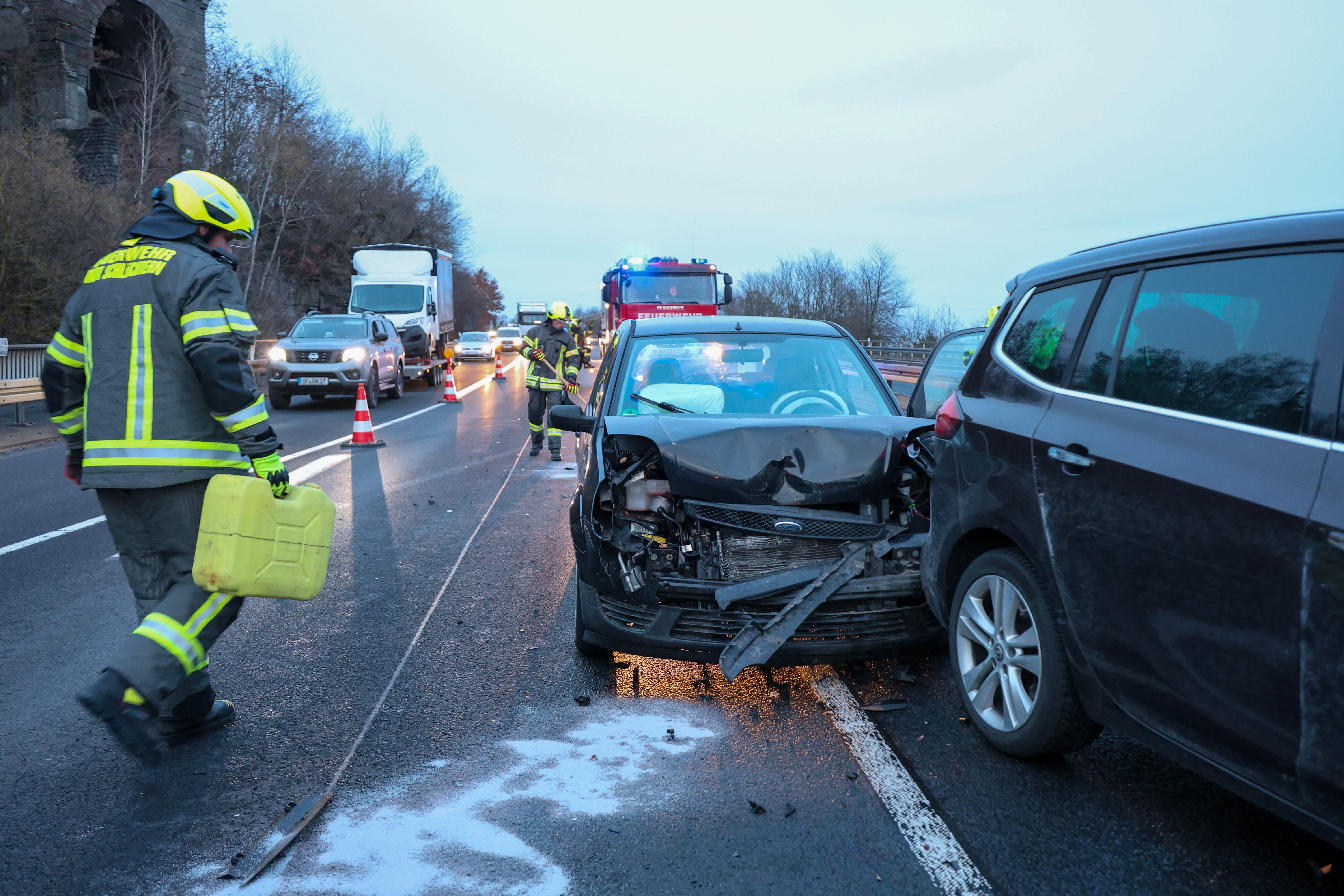 Unfall A66 Schlüchtern – Baustellenbereich
